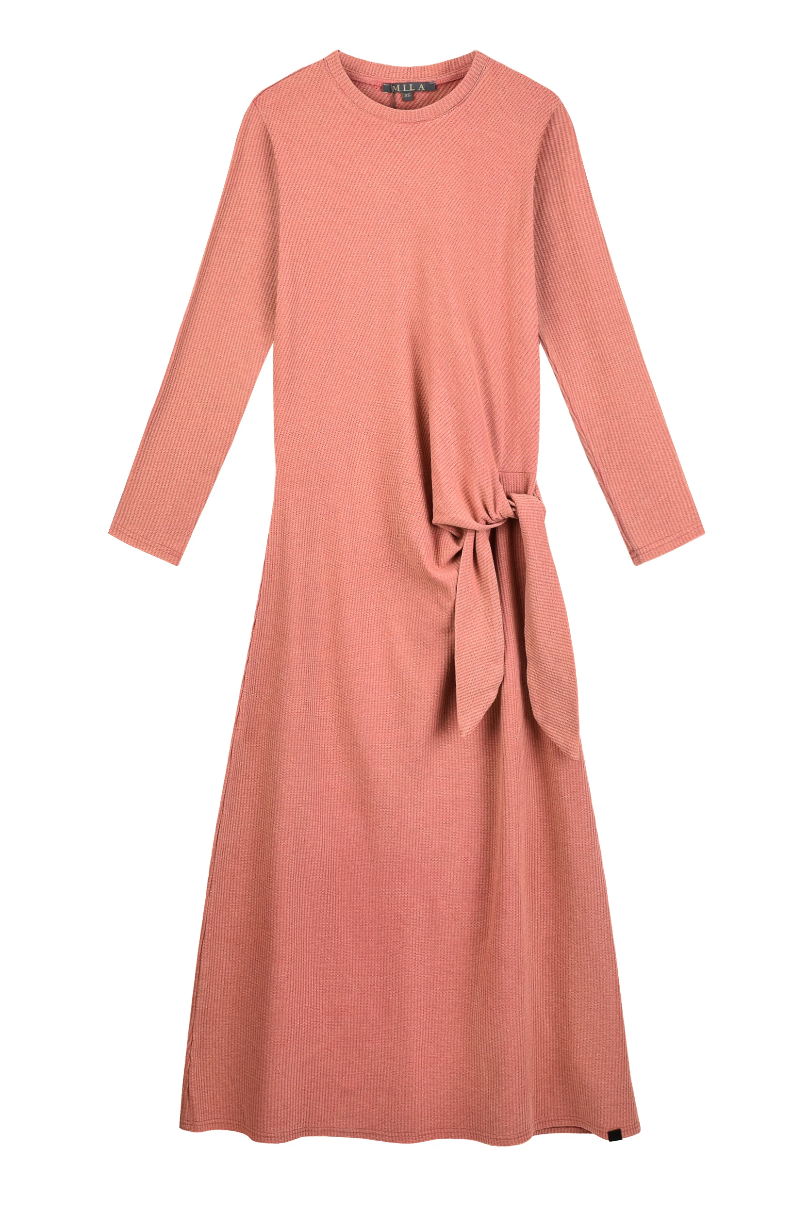 שמלת מקסי קשירה וופל ווש - Image 7