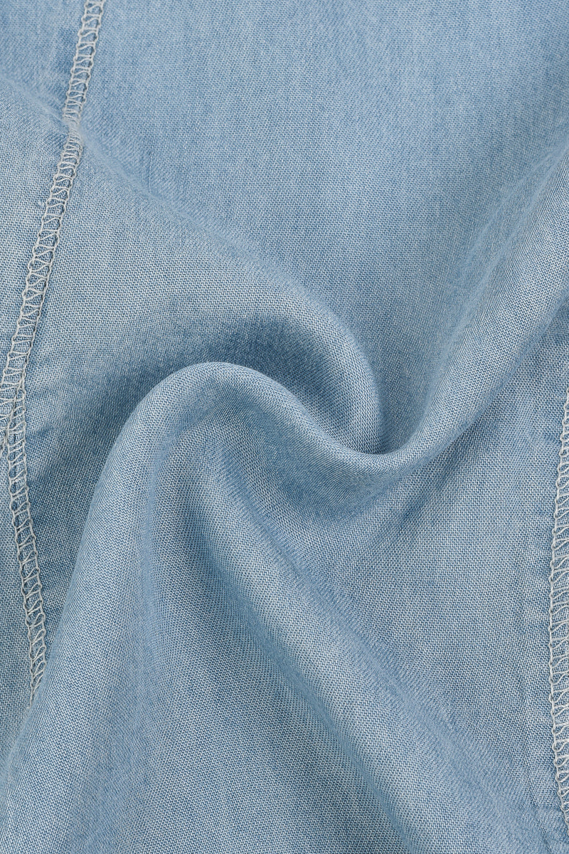 חצאית חלקים טנסל גינס LIGHT DENIM - Image 8