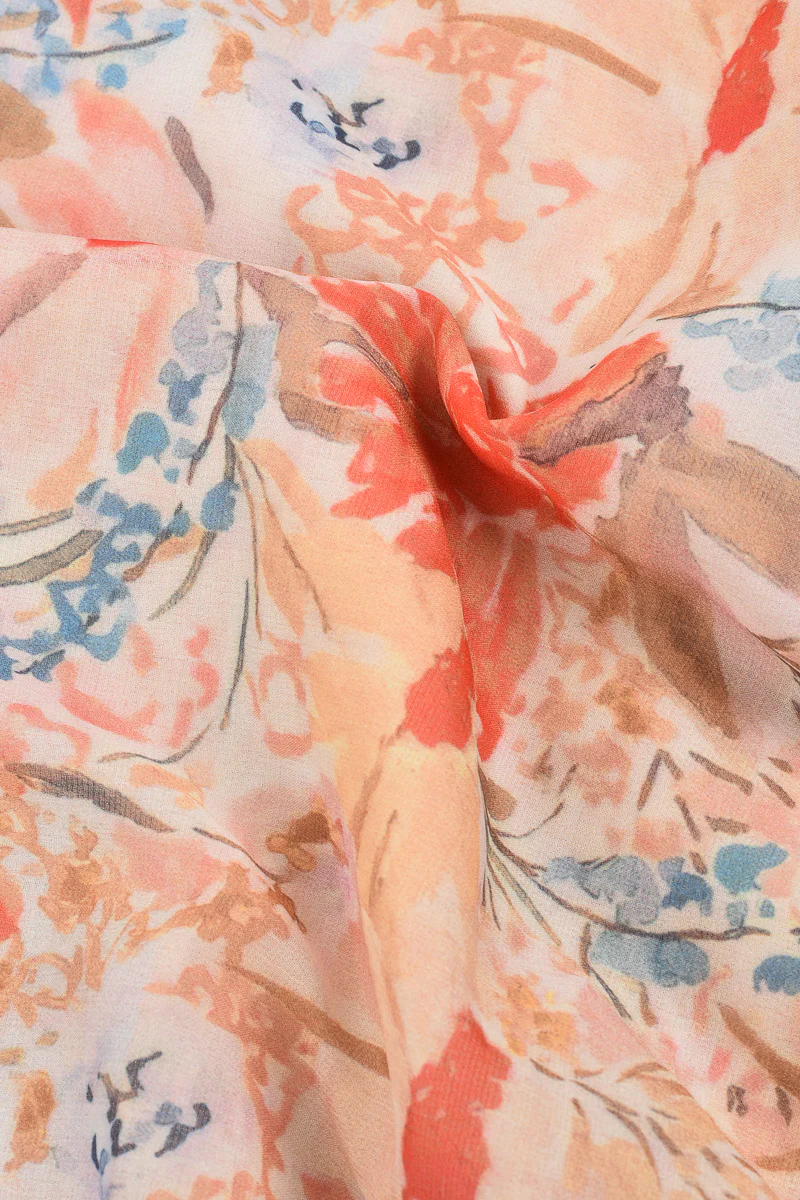 חצאית פרחונית אלגנטית ORANGE - Image 11