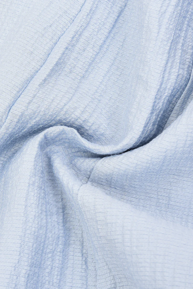 חצאית פעמונים זמש SKY BLUE - Image 3