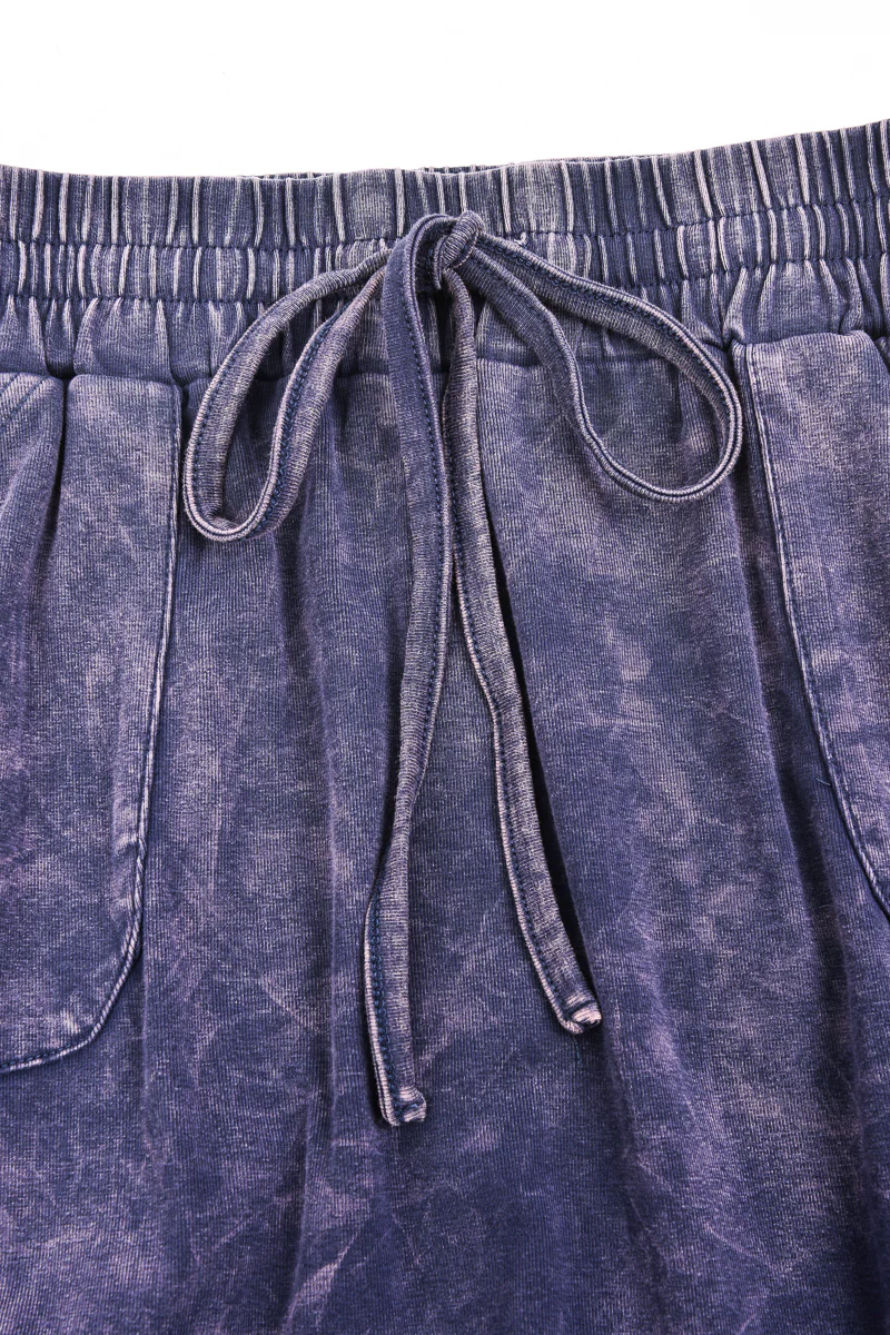 חצאית וואש גזרת A עם כיסים INDIGO - Image 3