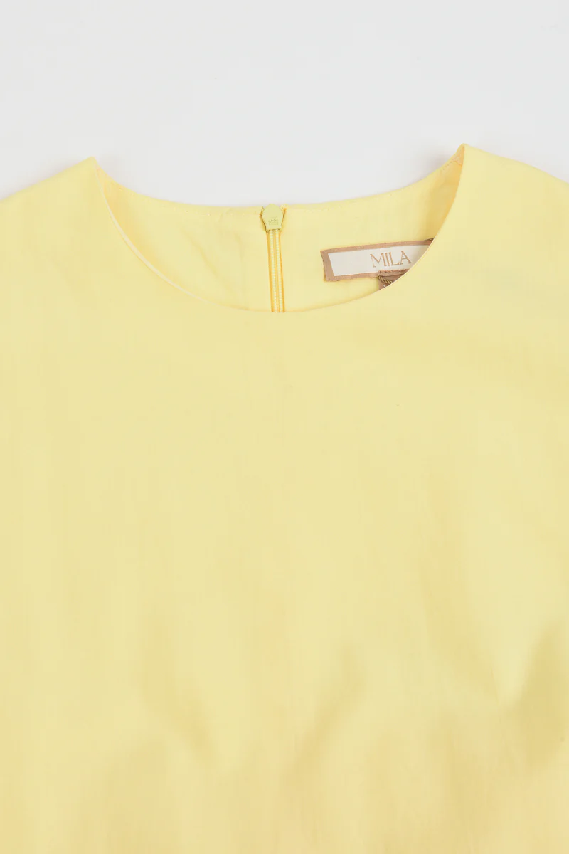 סראפן עם רקמה YELLOW - Image 3
