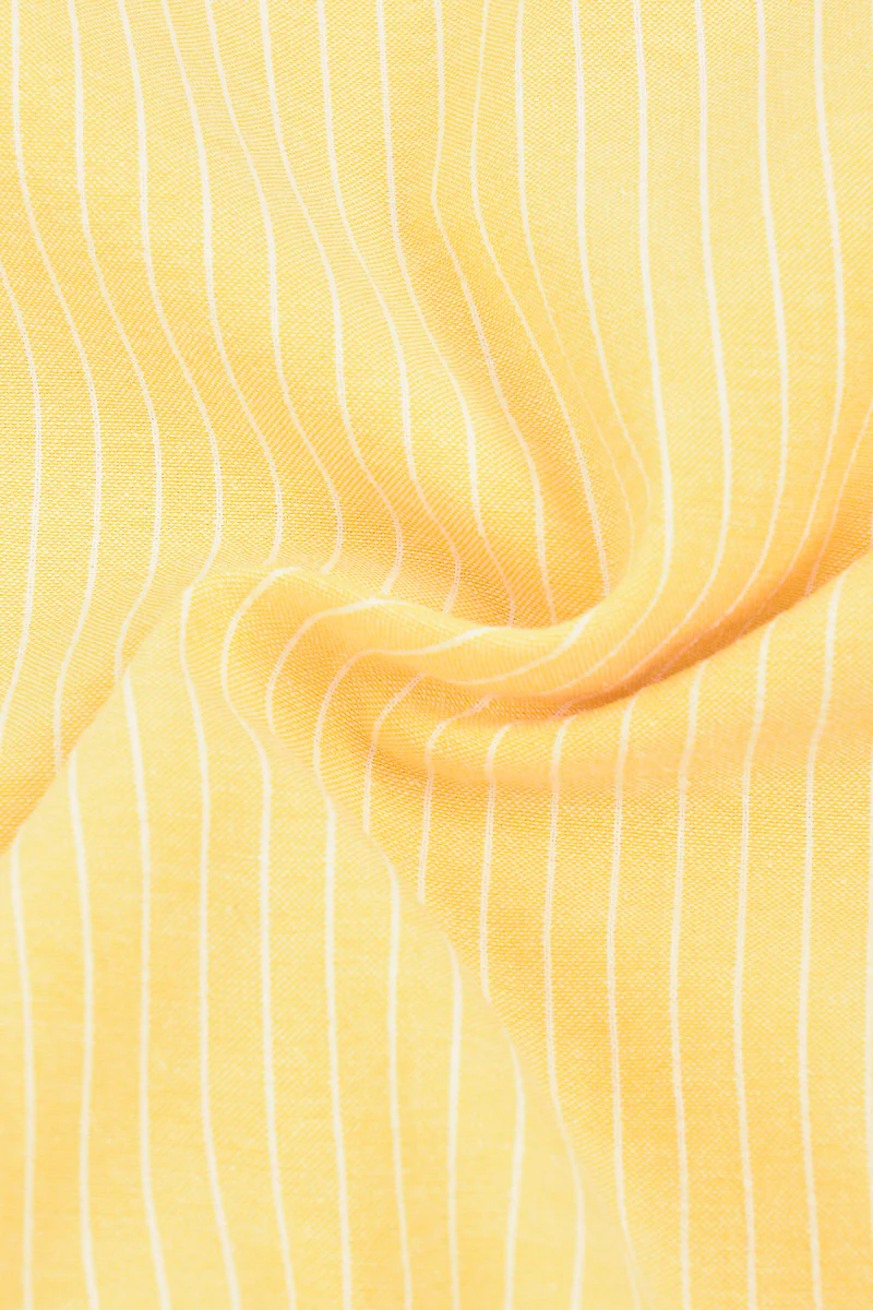 חצאית גזרת A פסים YELLOW - Image 3