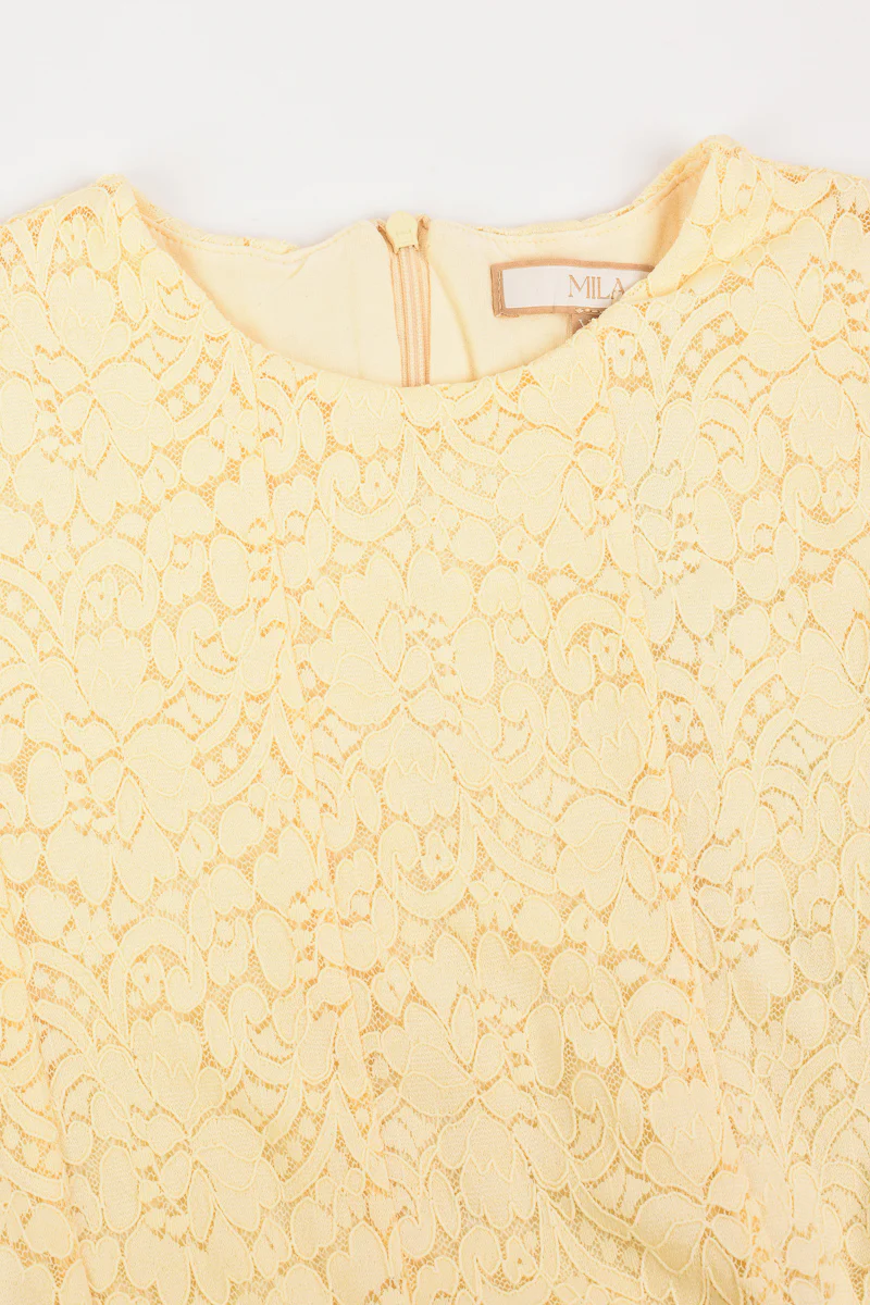 שמלת תחרה BUTTER - Image 3