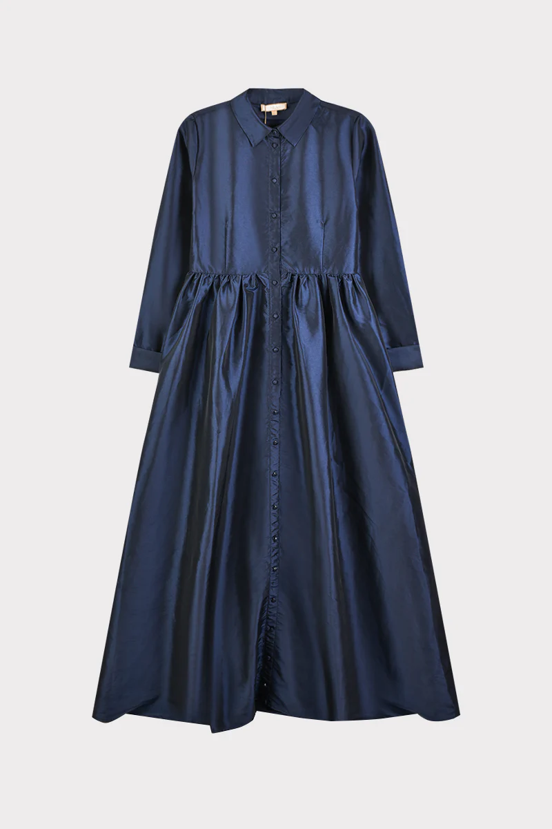 שמלת טאפט NAVY